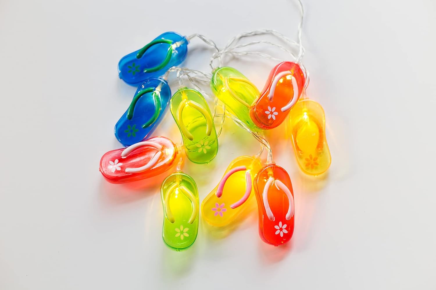 YOU GLOW GIRL Guirnalda de luces tropicales con temática de campamento