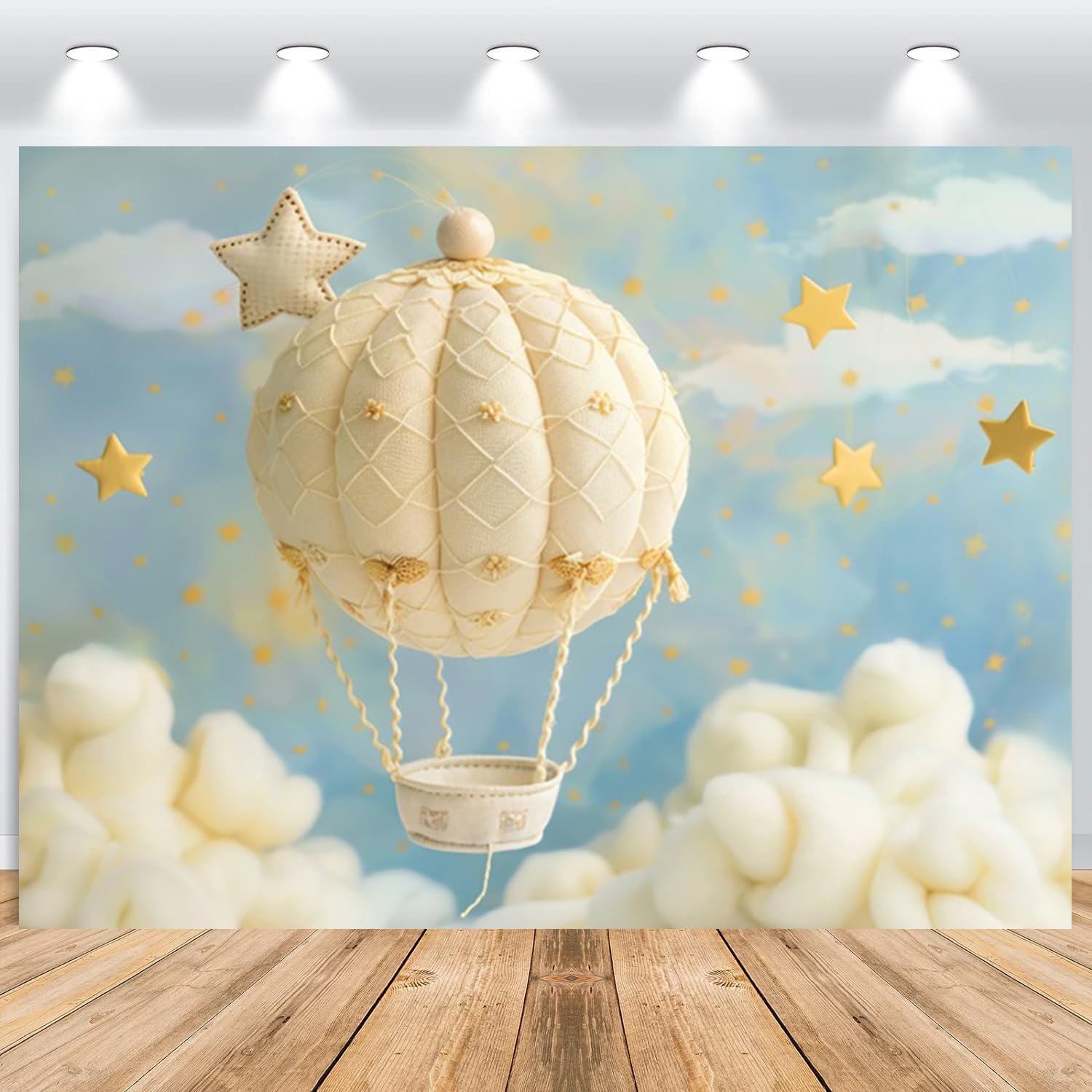 ASDCXZ Fondo de Fiesta para Bebés, Cielo Azul