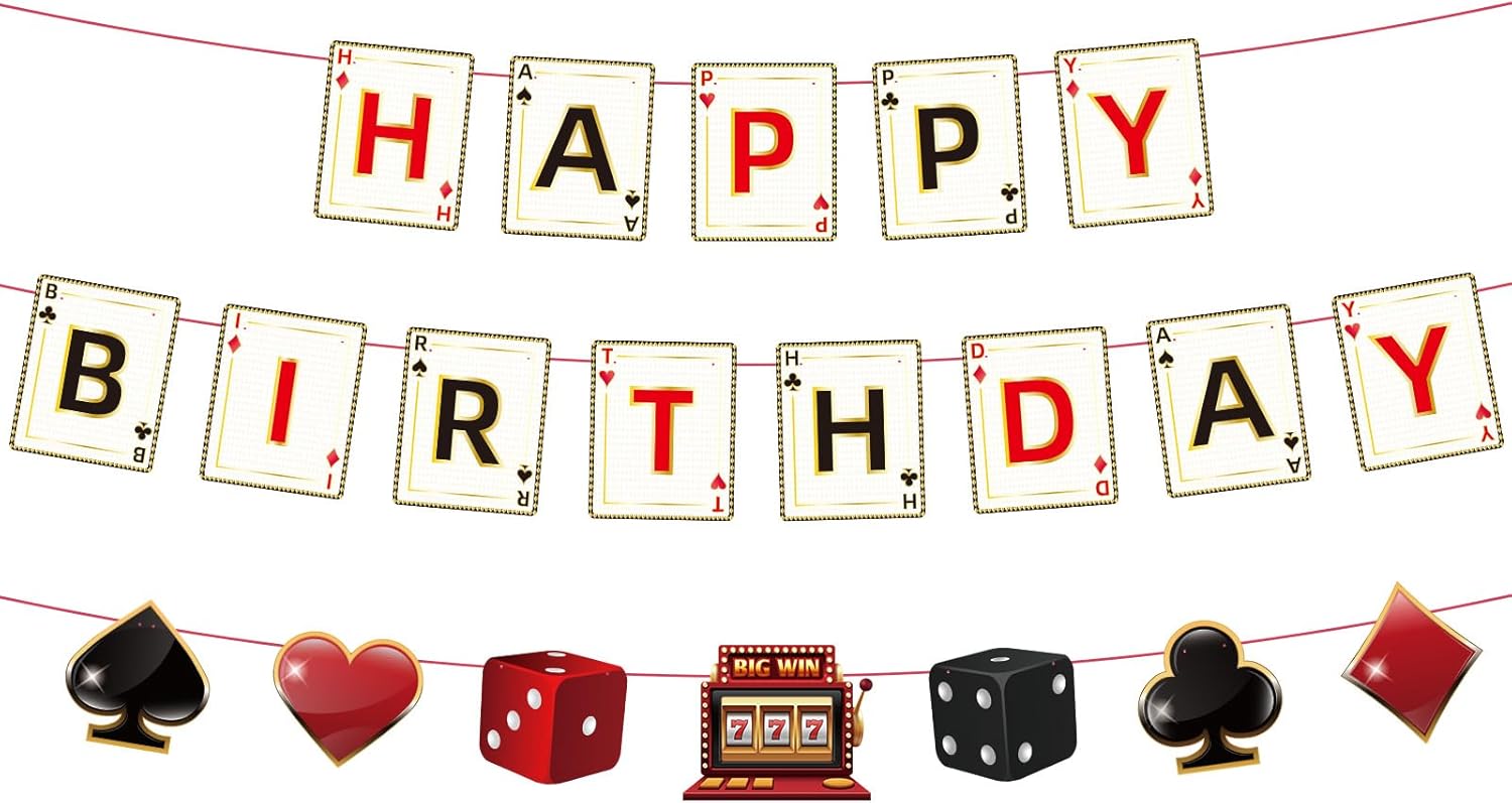 Decoraciones de Fiesta Temáticas de Casino