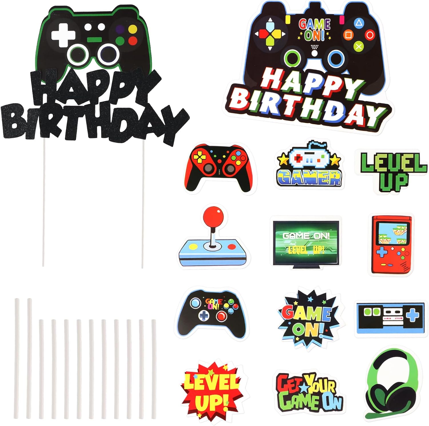 Disnace Decorazione per torte di videogiochi