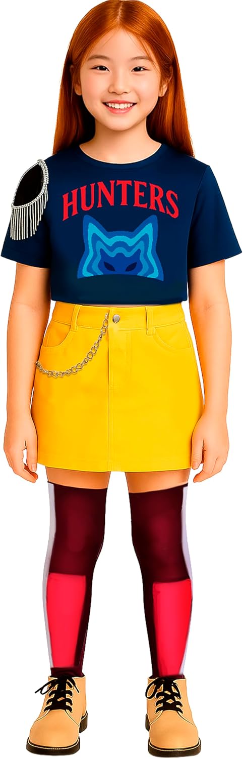 FIESTAS GUIRCA | Disfraz Pop Star Hunter Infantil (5-6 Años)