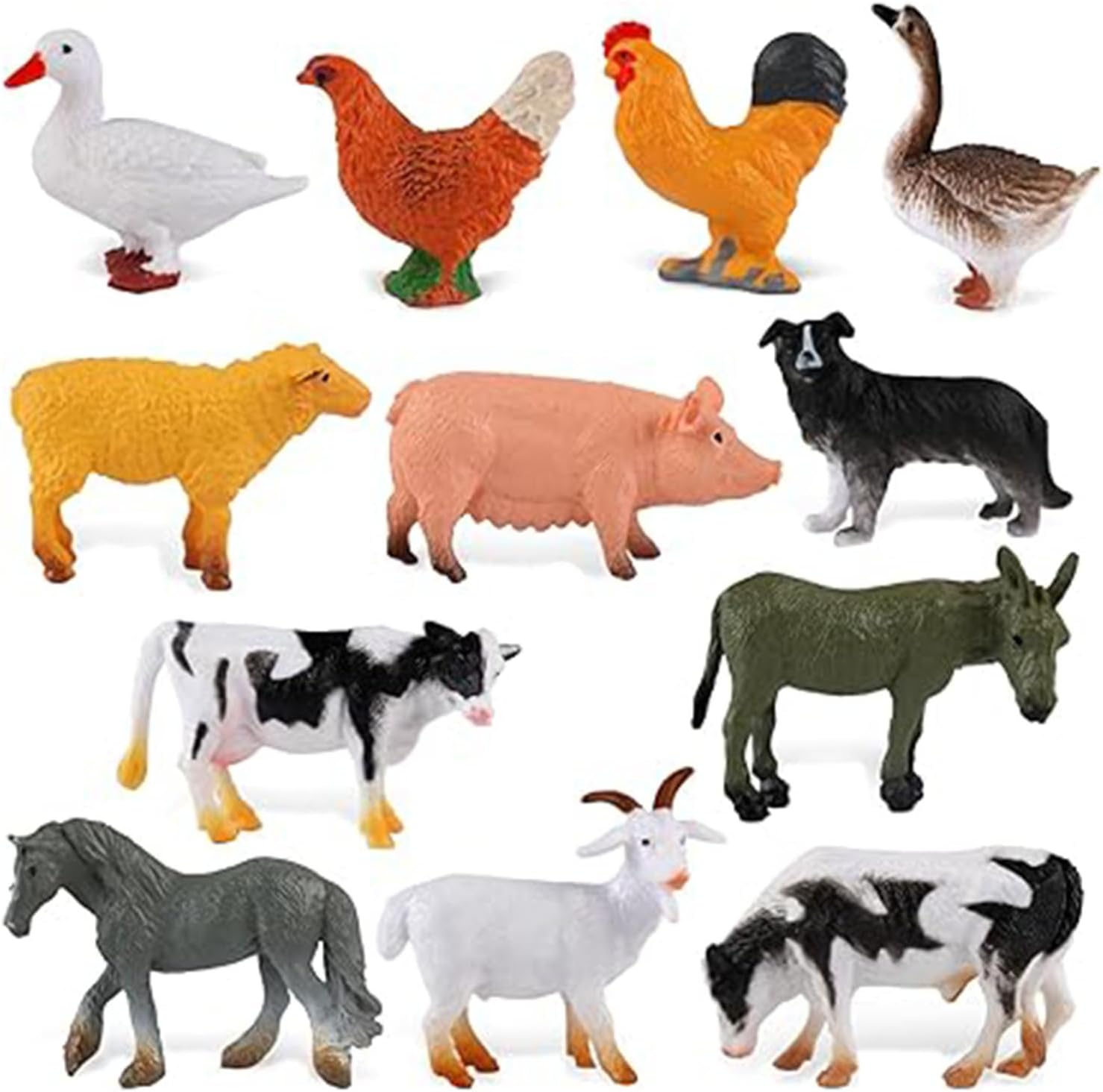 Figuras en Miniatura de Animales de Granja