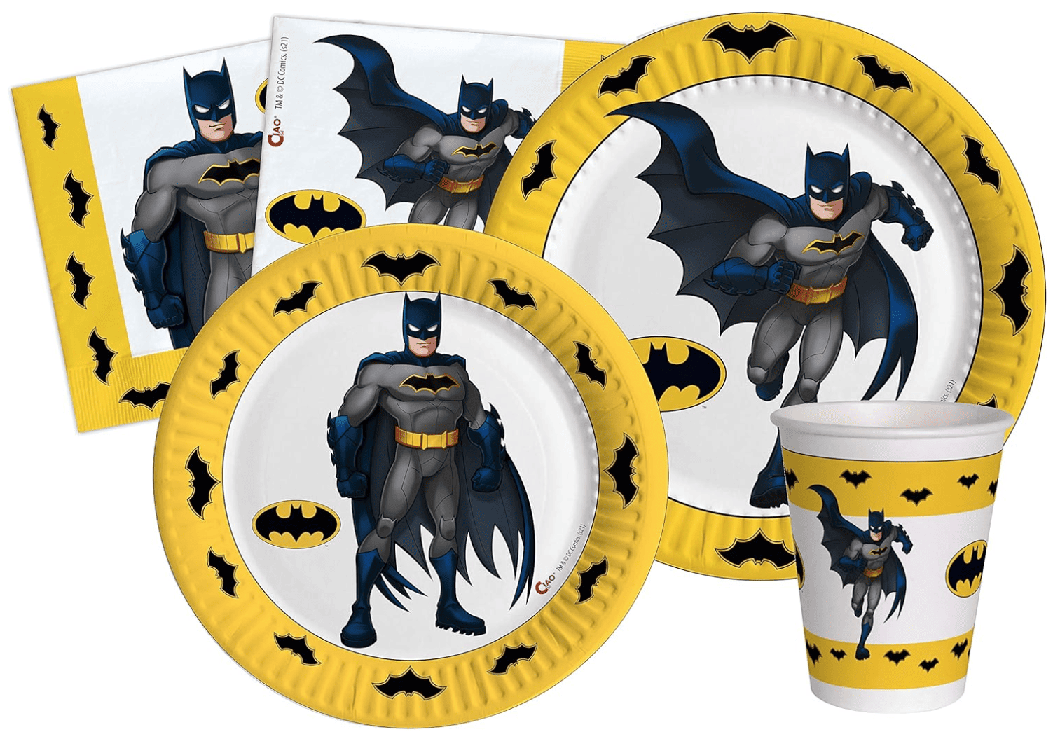 Vajilla Batman Eco-friendly