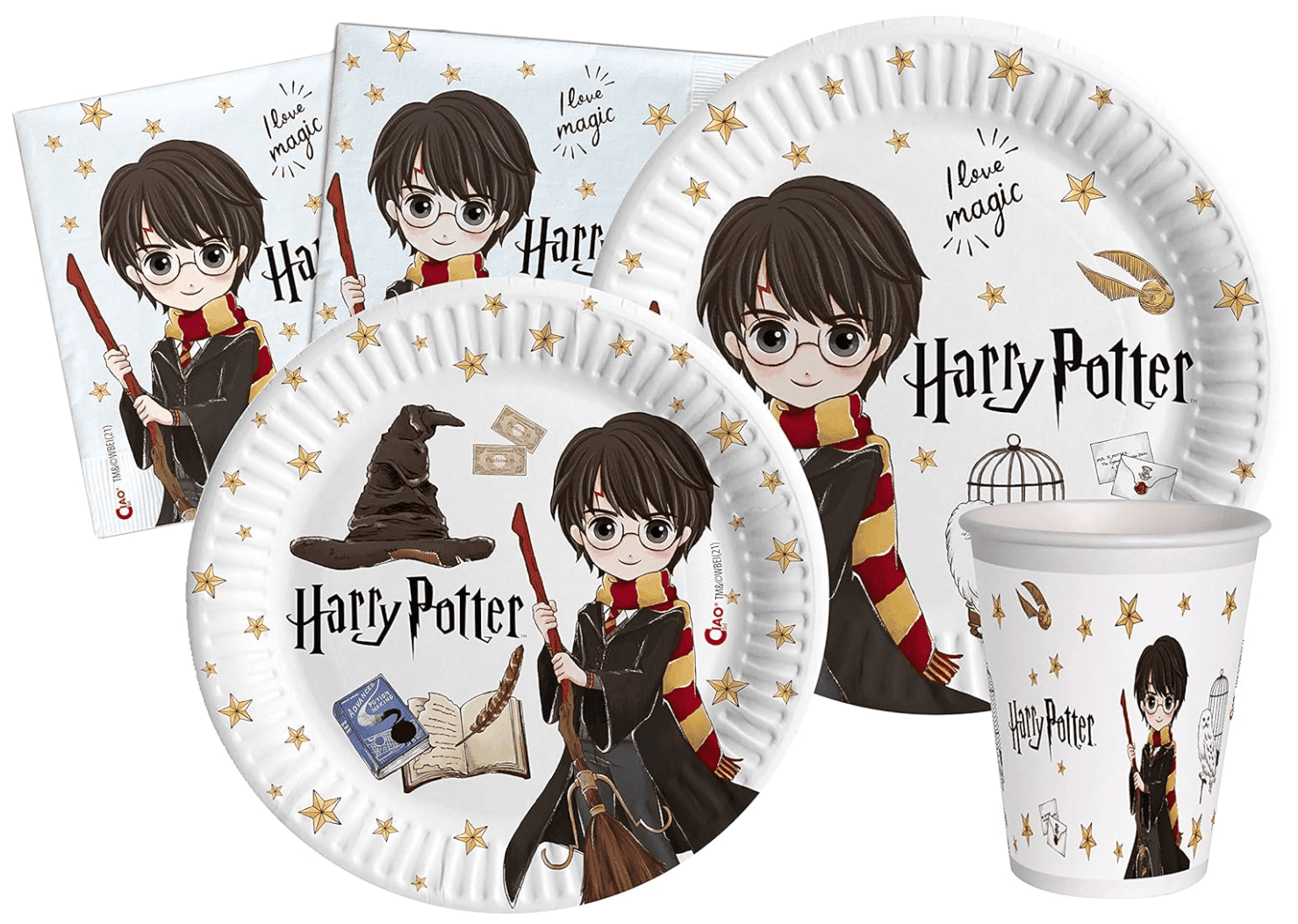 Vajilla Eco Harry Potter (8 personas)