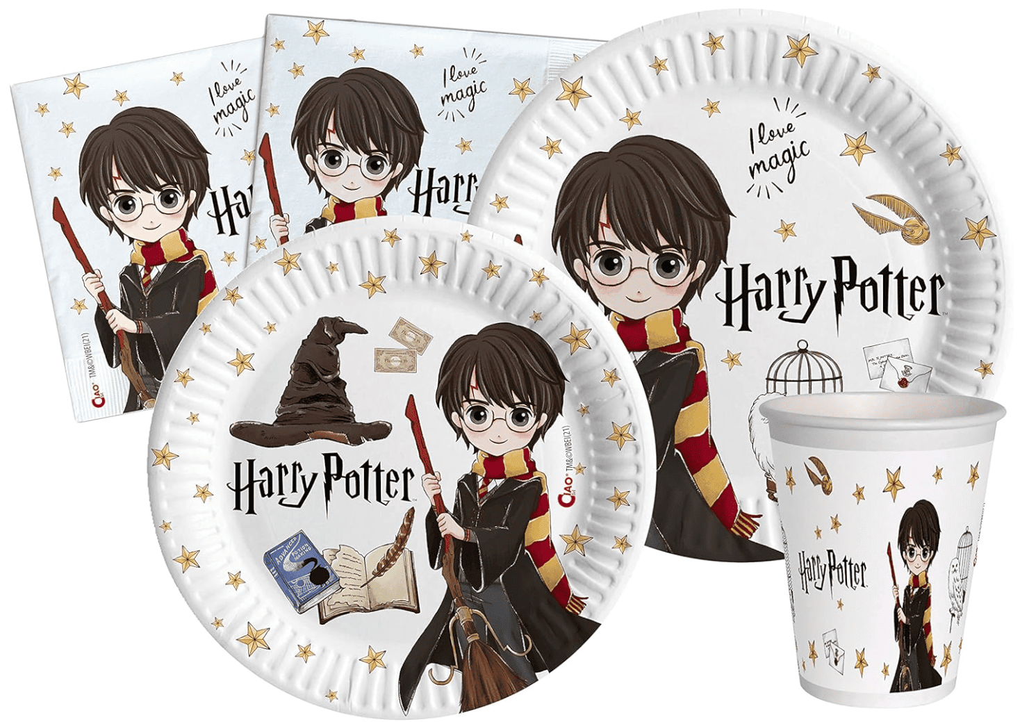 Vajilla Eco Harry Potter (24 personas)