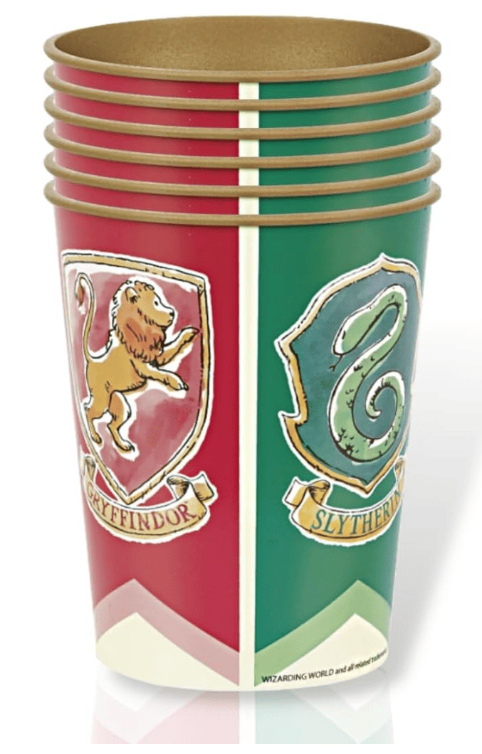 Vasos Plásticos Fiesta Harry Potter