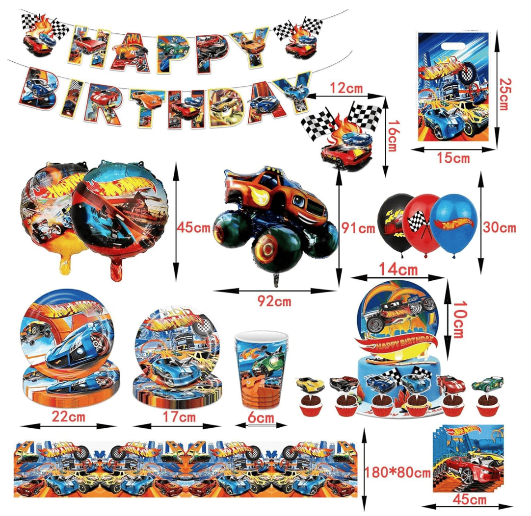 Adornos Cumpleaños Cars