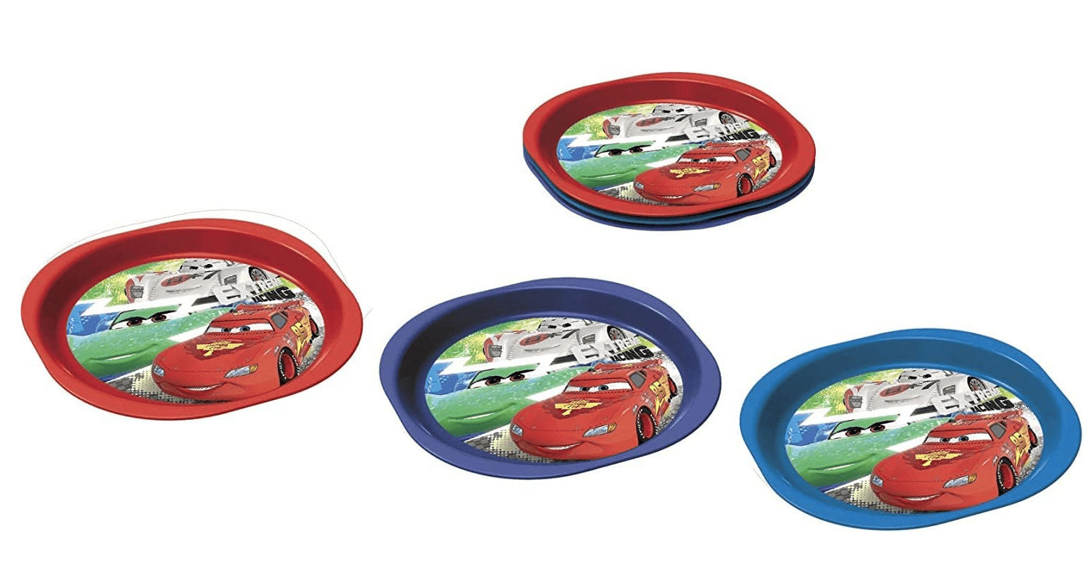 Platos Reutilizables Cars