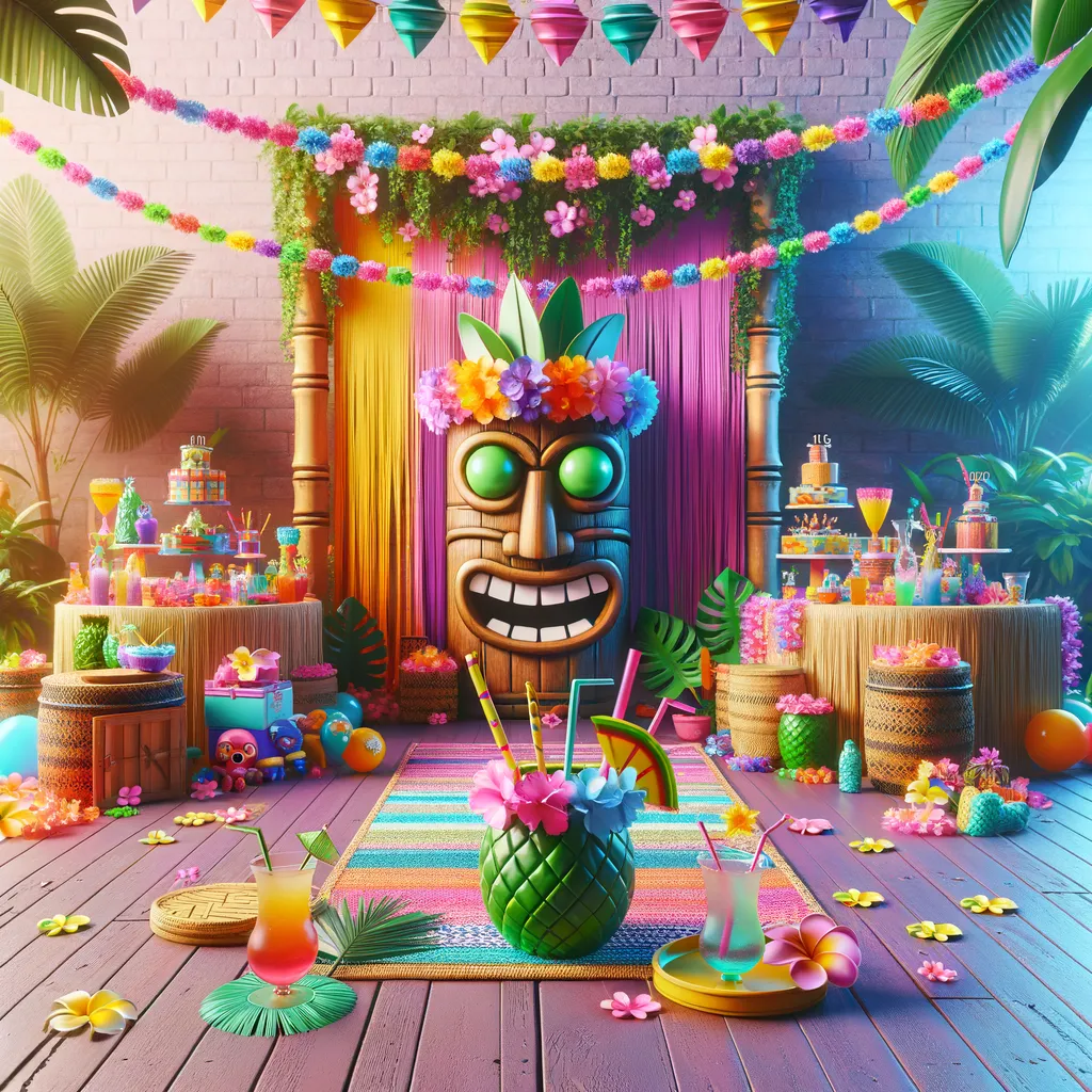 ¡Transforma Tu Fiesta Infantil en un Paraíso Tropical Hawaiano!