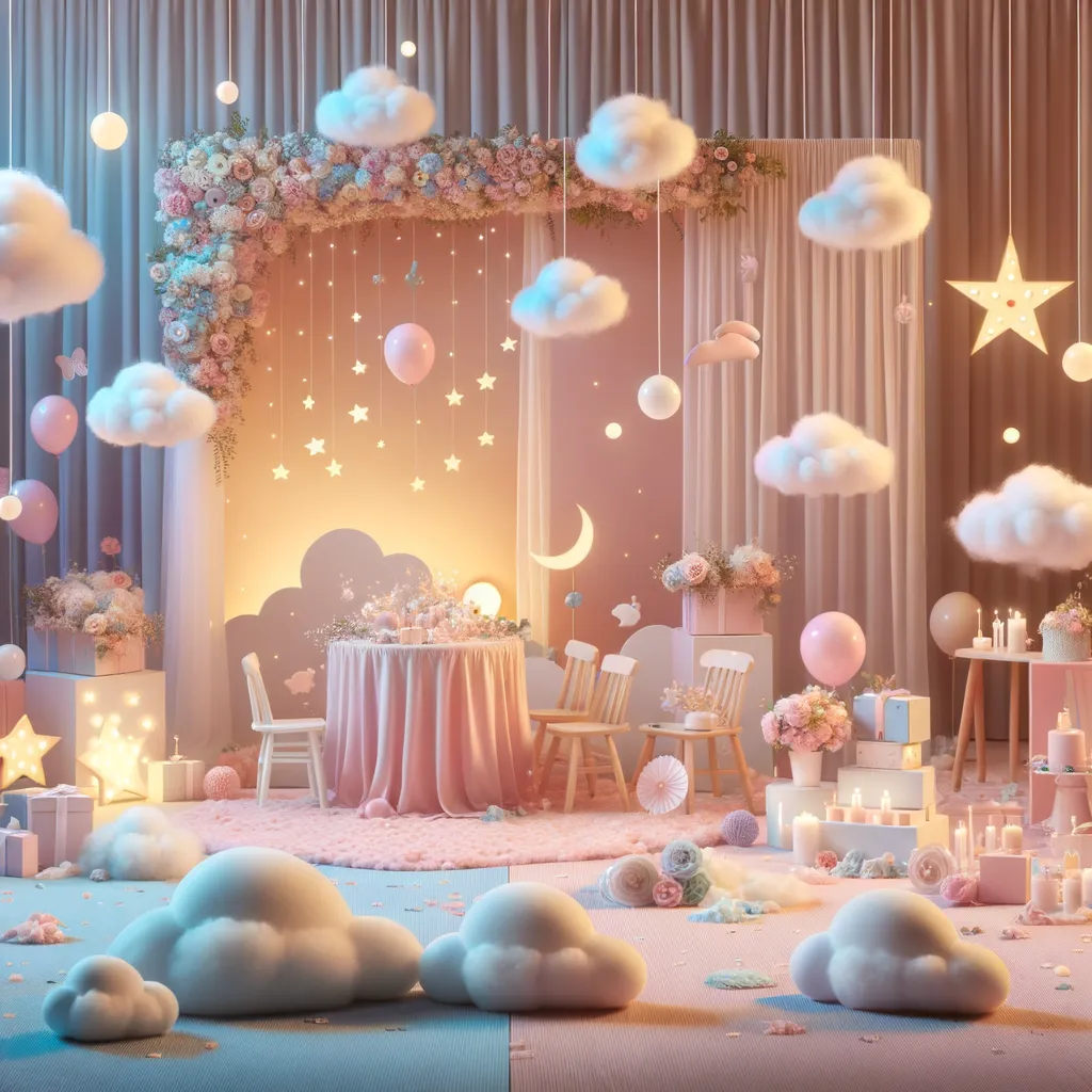 Nubes y Estrellas: La Fantasía Perfecta para Fiestas Infantiles