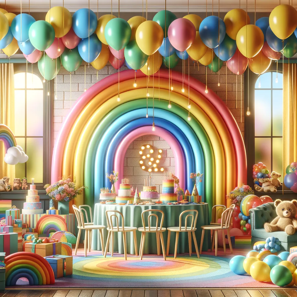 Crea la Fiesta Infantil Más Colorida y Mágica con Temática de Arcoíris