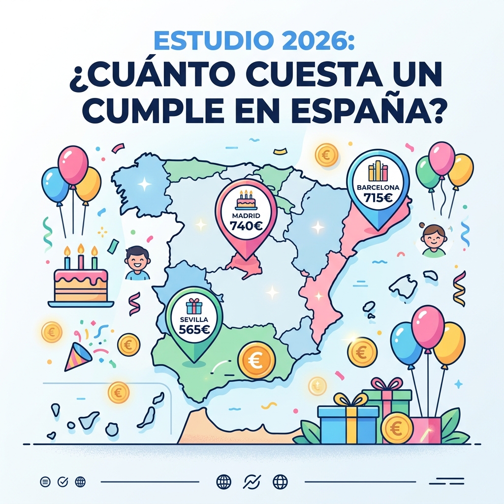 Guía 2026: Cuánto cuesta un cumpleaños infantil en España